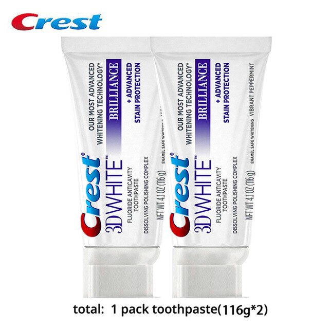 Crest 3D White Brilliance Toothpaste Fluoride Anticavity Toothpaste - BrillianceWhitening LLC