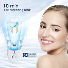 Load image into Gallery viewer, Teeth Whitening Kit, 5X High-intensity ColdLight LED Teeth Whitening Light, with 3.3mL Dental-grade Whitening Gel - BrillianceWhitening LLC
