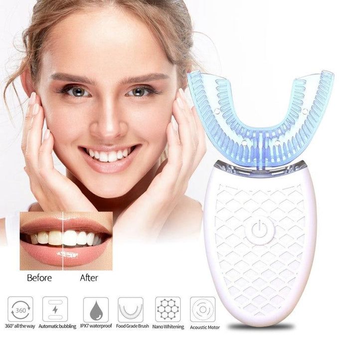 360 Degrees Wireless Electric Tooth Whitening Brush - BrillianceWhitening LLC